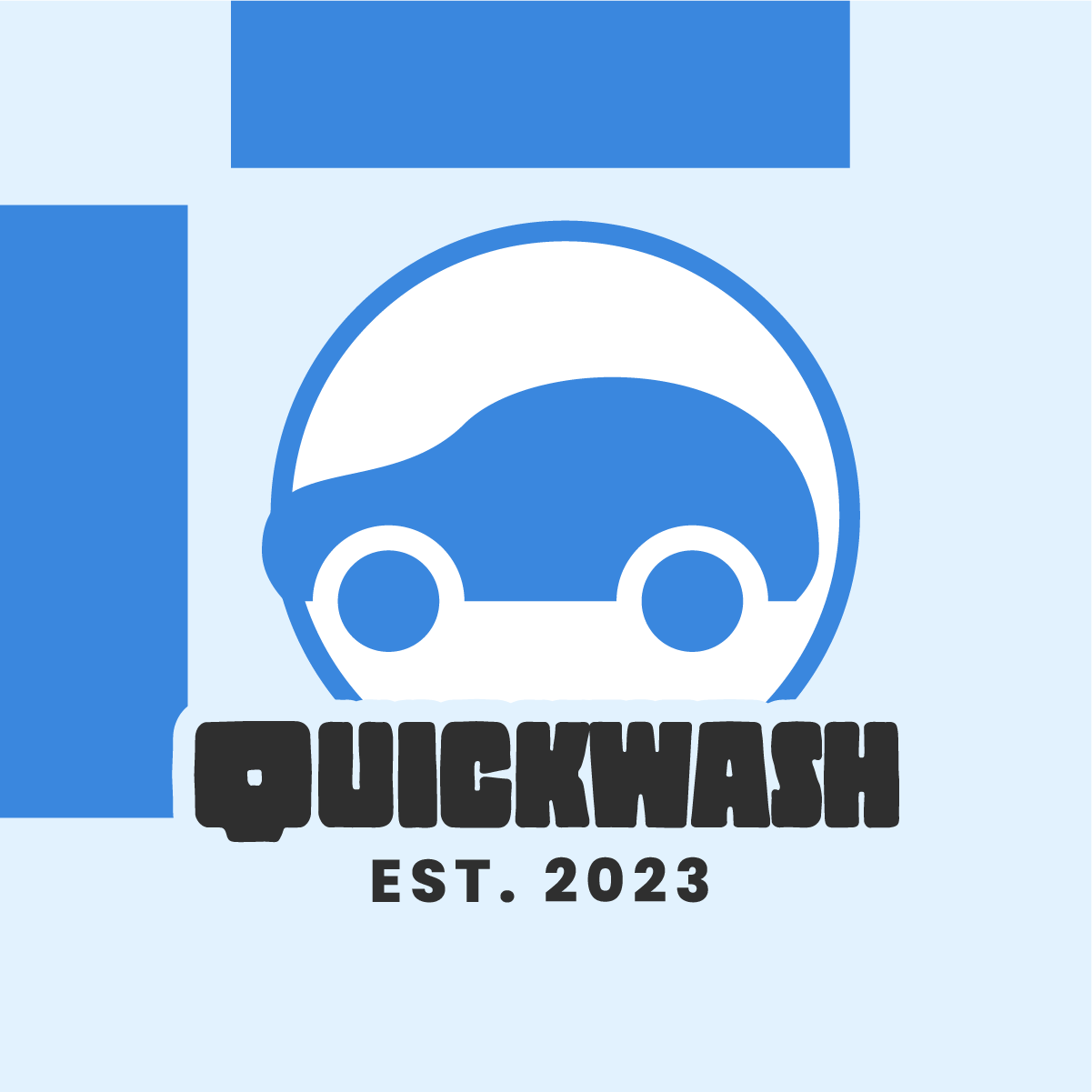 Quickwash mobile car detailing logo